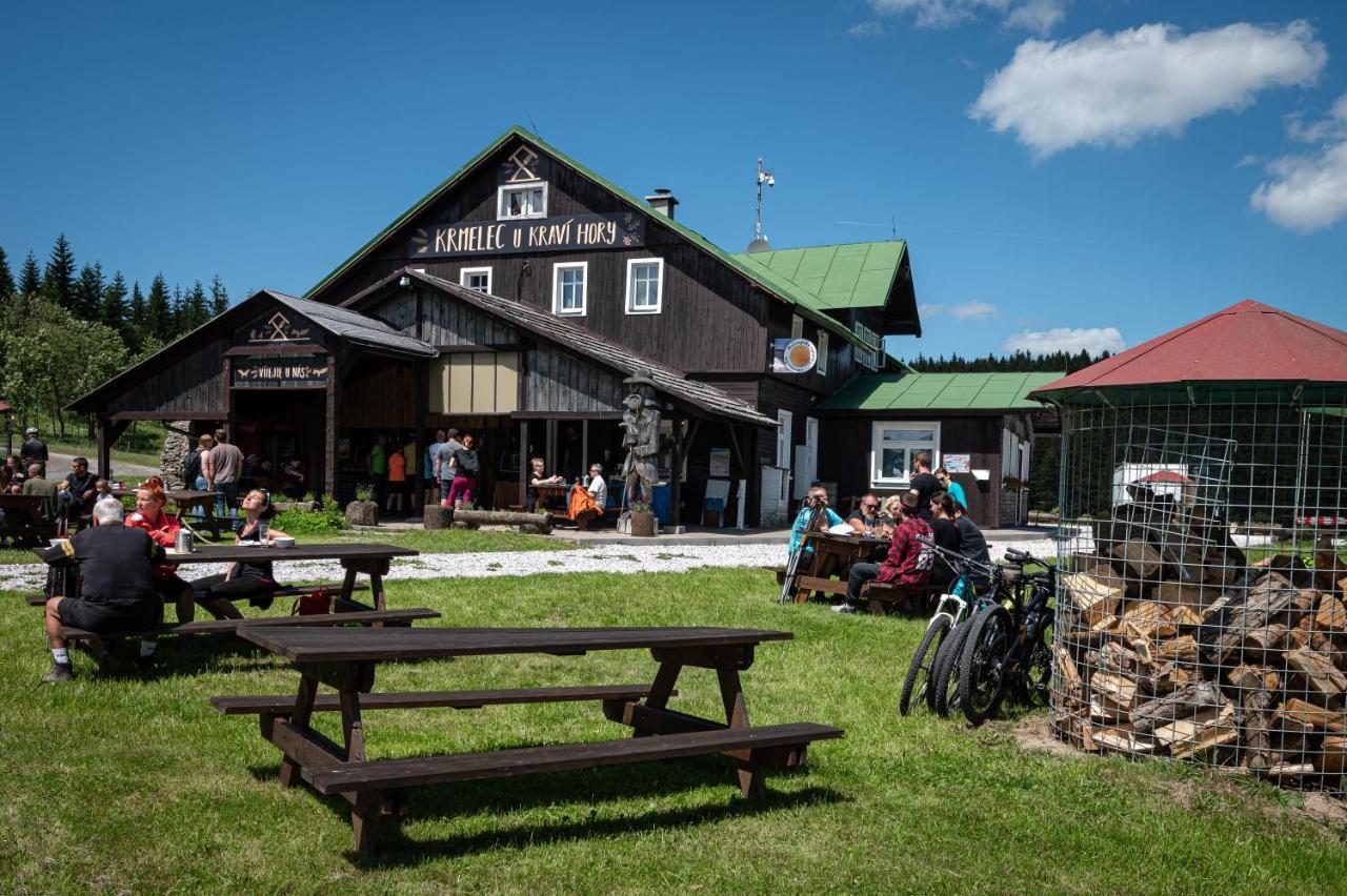 Krmelec U Kravi Hory Hotel Dolní Malá Úpa Buitenkant foto